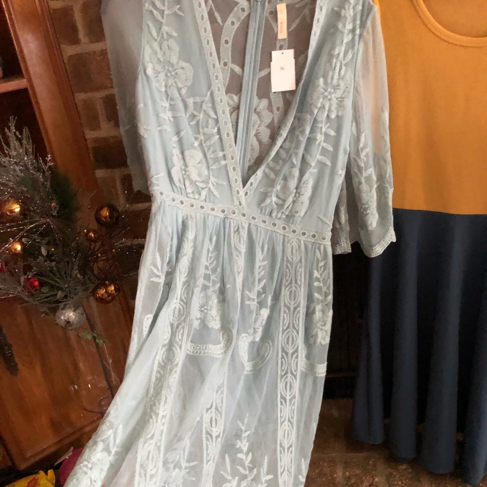Mint romper maxi